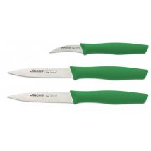 3 couteaux à Légumes Arcos Nova manches verts - Couteaux du Chef - Couteaux du Chef