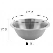 Cul de poule 35cm inox MATFER - Couteaux du Chef - Couteaux du Chef