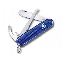 Couteau suisse My first 2 Victorinox Bleu translucide 84mm - Couteaux du Chef - Couteaux du Chef