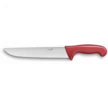 Couteau de boucher trancheur Déglon Profil Pro - lame 25cm manche rouge - Couteaux du Chef