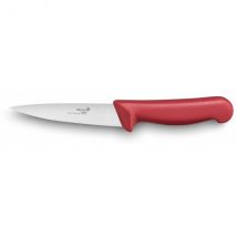 Couteau à saigner Déglon Profil lame 14cm manche rouge - qualité professionnelle - Couteaux du Chef