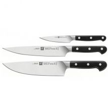 Coffret ZWILLING PRO 3 couteaux de cuisine forgés pour les professionnels - Couteaux du Chef