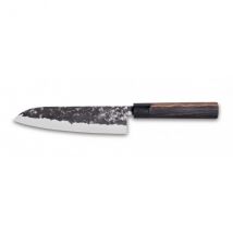 Couteau santoku OSAKA 3 Claveles 18cm manche grenadille - Couteaux du Chef