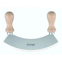 Hachoir berçoir triangle, 23cm manche bois - Couteaux du Chef