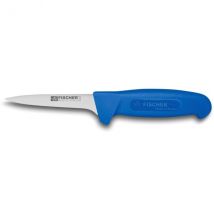 Couteau à désosser Fischer HACCP lame 11cm et manche bleu - Couteaux du Chef