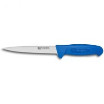 Couteau à désosser Fischer HACCP lame 17cm et manche bleu - Couteaux du Chef