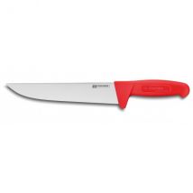 Couteau de boucher 25cm manche rouge Fischer - Couteaux du Chef