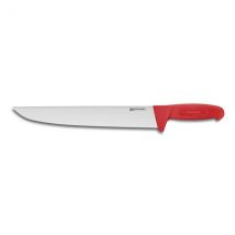 Couteau de boucher 30cm manche rouge marque Fischer - Couteaux du Chef