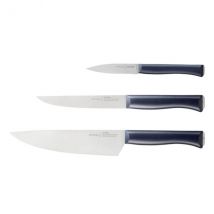Coffret de 3 couteaux gamme Intempora Opinel en acier Sandvik avec manche en POM - Couteaux du Chef - Couteaux du Chef