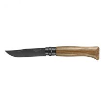 Couteau pliant Opinel n°08 Black Edition Luxe lame noire manche chêne - Couteaux du Chef - Couteaux du Chef