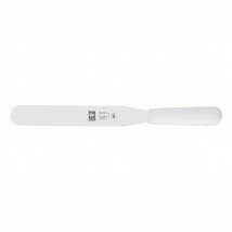 Spatule droite pro Icel inox et manche blanc - Couteaux du Chef - Couteaux du Chef