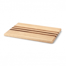 Planche à découper Continenta bois d'hévéa 3 bandes acacia - Couteaux du Chef - Couteaux du Chef