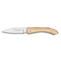 Couteau pliant manche bois d'olivier Claude Dozorme modèle Capucin - Couteaux du Chef - Couteaux du Chef