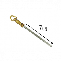 Fusil bijou en chrome 7cm - Couteaux du Chef - Couteaux du Chef