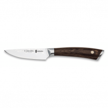 Couteau d'office martelé Sakura 3 Claveles manche pakka 9cm - Couteaux du Chef