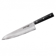 Couteau de chef Samura Damascus 67 21cm micarta noir - Couteaux du Chef - Couteaux du Chef