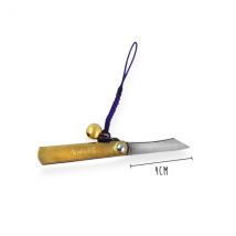 Couteau de poche Kanetsune rustique Higonokami lame 4cm acier carbone SK-5 avec grelot - Couteaux du Chef - Couteaux du Chef