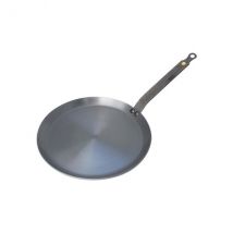 Poêle à crêpes De Buyer Minéral B Element ronde en fer 26cm - Couteaux du Chef - Couteaux du Chef