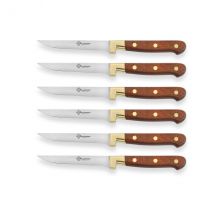 6 couteaux à steak bubinga Prince Gastronome Au Nain - Couteaux du Chef - Couteaux du Chef