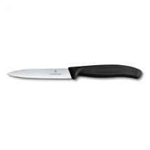 Couteau d'office 10cm manche noir VICTORINOX lame droite - Couteaux du Chef - Couteaux du Chef