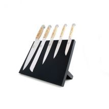 Bloc couteaux magnétique noir GÜDE en bois de hêtre vide - Couteaux du Chef - Couteaux du Chef