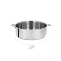 Sauteuse inox haute qualité Cristel Casteline Amovible - Couteaux du Chef - Couteaux du Chef