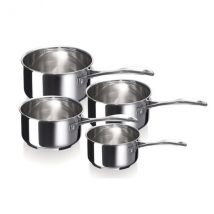 Série de 4 casseroles inox poignée fixe Beka Chef - Couteaux du Chef - Couteaux du Chef