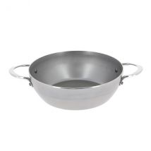 Poêle à sauter De Buyer Mineral B bombée en fer avec 2 anses - Couteaux du Chef - Couteaux du Chef
