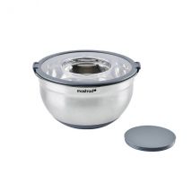 Bol en acier inoxydable + couvercle Mastrad - Couteaux du Chef - Couteaux du Chef