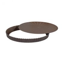 Tourtière cannelée perforée fond mobile Gobel - Couteaux du Chef - Couteaux du Chef