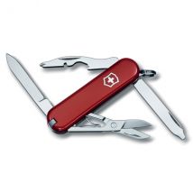 Petit couteau de poche suisse Victorinox Rambler rouge 58mm 10 fonctionnalités - Couteaux du Chef - Couteaux du Chef
