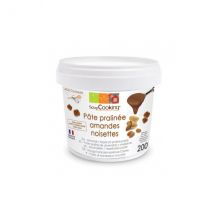 Pâte pralinée amandes noisettes alimentaire prête à l'emploi Scrapcooking - Couteaux du Chef - Couteaux du Chef