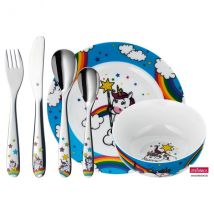 Ensemble de couverts et vaisselle WMF Licorne acier inox 18/10 et porcelaine - Couteaux du Chef - Couteaux du Chef