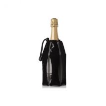 Refroidisseur pour bouteille de champagne Vacu Vin noir - Couteaux du Chef
