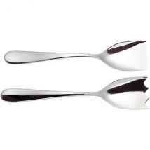 Couverts salade Alessi Nuovo Milano inox 18/10 26cm design Ettore Sottsass - Couteaux du Chef - Couteaux du Chef
