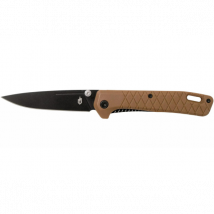 Couteau pliant Gerber modèle Zilch blackwashed manche en FRN coyote 10,3cm - Couteaux du Chef - Couteaux du Chef