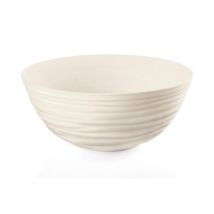 Saladier Guzzini Tierra blanc en plastique recyclé - Couteaux du Chef - Couteaux du Chef