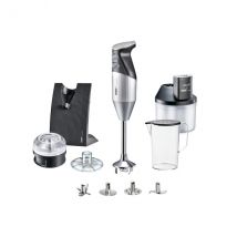 Coffret Bamix SuperBox couleur Argent - Bamix SwissLine + SliceSy et accessoires - Couteaux du Chef - Couteaux du Chef