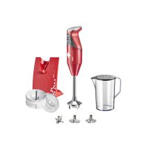Bamix Mixeur plongeant M200 Swissline Rouge croix avec accessoires - Couteaux du Chef - Couteaux du Chef