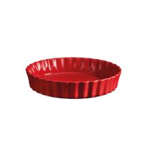 Moule à tourte cannelé Émile Henry 24cm bords hauts - Couteaux du Chef - Couteaux du Chef