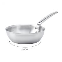 Sauteuse bombée inox 18/10 3 plis De Buyer Alchimy - Couteaux du Chef - Couteaux du Chef