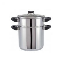 Couscoussier 8,5L Beka Polo inox 18/10 + couvercle en verre - Couteaux du Chef