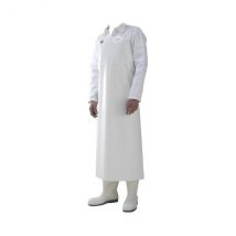 Tablier en polyuréthane blanc 90 x 115 cm taille unique - Couteaux du Chef - Couteaux du Chef