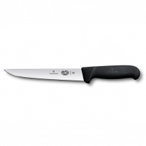 Couteau à saigner/découper 25 cm manche fibrox noir Victorinox 5.5503.25 - Couteaux du Chef