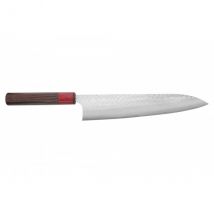Couteau modèle chef japonais artisanal Minamo Tsuchime Yoshimi Kato 24cm - Couteaux du Chef - Couteaux du Chef