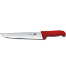 Couteau de boucher 36cm manche fibrox rouge Victorinox 5.5201.36 - Couteaux du Chef