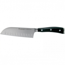 Couteau santoku professionnel forgé modèle Classic Ikon Wüsthof lame alvéolée 14cm - Couteaux du Chef - Couteaux du Chef