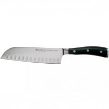 Couteau santoku professionnel forgé modèle Classic Ikon Wüsthof lame alvéolée 17cm - Couteaux du Chef - Couteaux du Chef