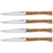 Gamme Facette 4 couteaux de table 11cm olivier Opinel - Couteaux du Chef