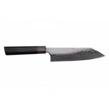 Couteau Kanetsugu Zuiun Kiwami santoku Kiritsuke 18cm damas revêtement DLC - Couteaux du Chef